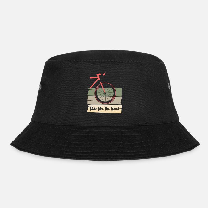 Fahrrad Spruch Geschenkidee - Bucket Hat - Schwarz