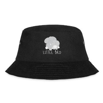 little bro - Bucket Hat - Schwarz - Vorne - Lela (165cm)