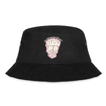 SugarSkull - Bucket Hat - Schwarz - Vorne - Lela (165cm)