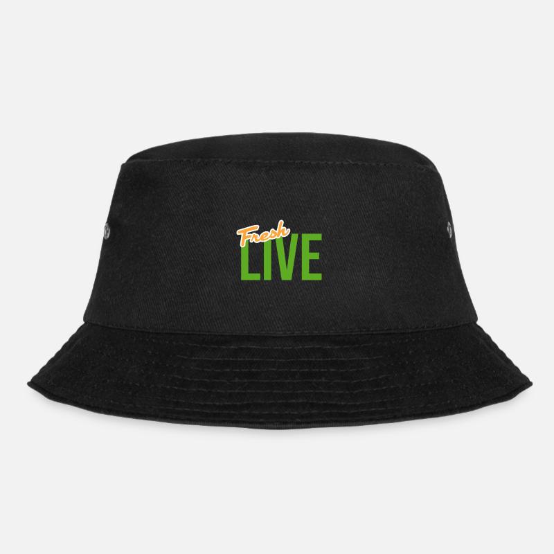 Fresh live - Bucket Hat - Schwarz