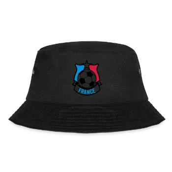 France flag football supporter ecusson7 ba - Bucket Hat - black - Front - Lela (165cm)
