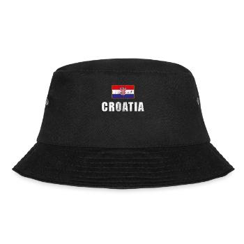 Croatia fans soccer jersey Portuguese fans - Bucket Hat - black - Front - Lela (165cm)