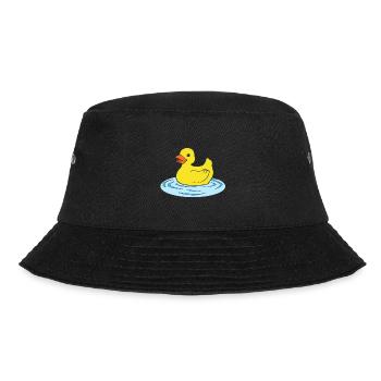 Badeente - Bucket Hat - Schwarz - Vorne - Lela (165cm)