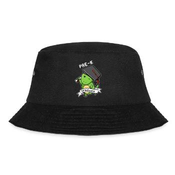 Pre-K graduate Dinosaur - Funny Graduation Gift - Bucket Hat - black - Front - Lela (165cm)
