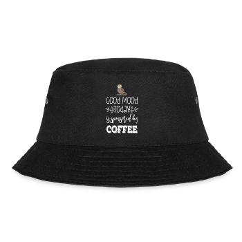 Owl - Owl - Kauz - Coffee - Bucket Hat - black - Front - Lela (165cm)