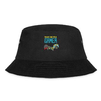 Trust Me I'm A Gamer - Bucket Hat - Schwarz - Vorne - Lela (165cm)