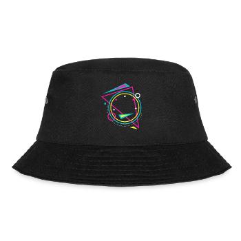 Geometrie - Bucket Hat - Schwarz - Vorne - Lela (165cm)