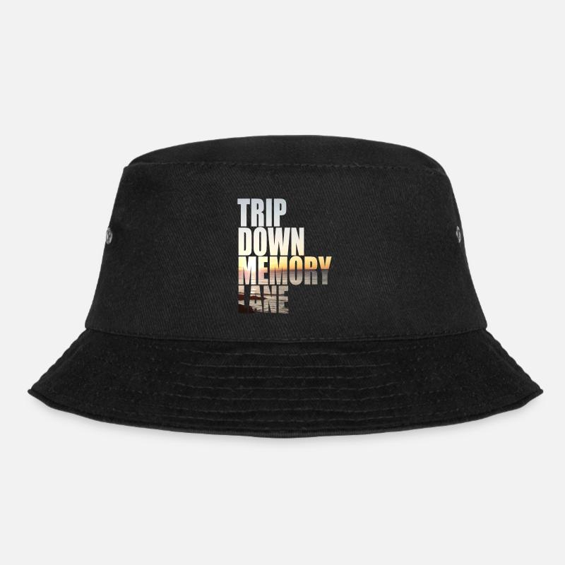 Trip Down Memory Lane - Bucket Hat - black