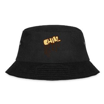 graffiti drops spray stamp text chill sloth - Bucket Hat - black - Front - Lela (165cm)