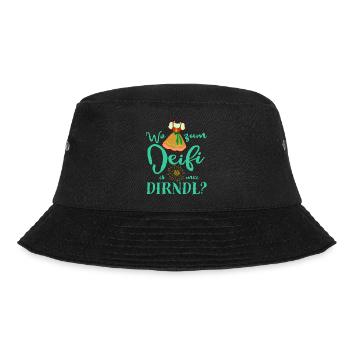 blockedTitle - Bucket Hat - Schwarz - Vorne - Lela (165cm)