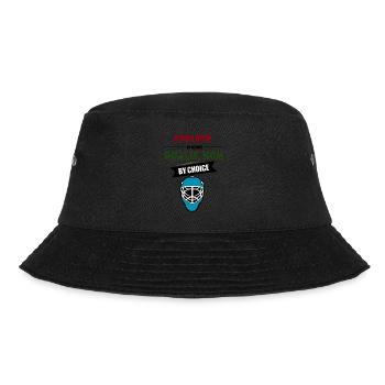 Athlete By Nature Goalie Mom By Choice Hockey - Bucket Hat - black - Front - Lela (165cm)