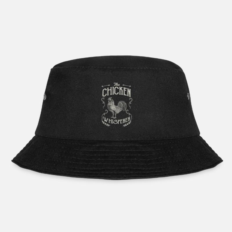 Huhn Der Hühnerflüsterer - Bucket Hat - Schwarz