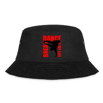 break dance is my life - Bucket Hat - black - Front - Lela (165cm)