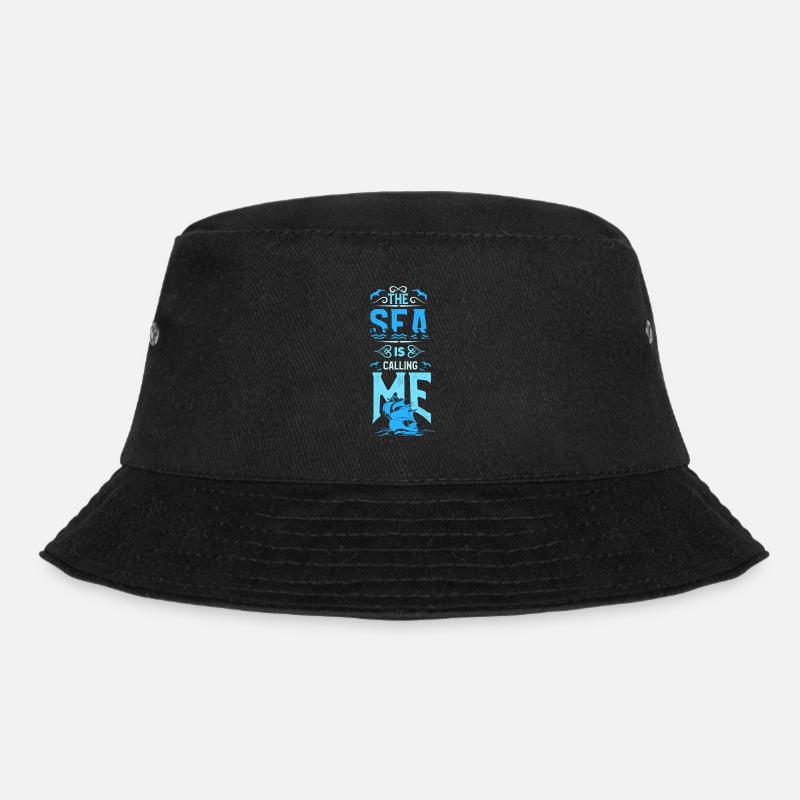 sailing - Bucket Hat - black