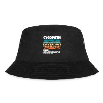 Mountainbiken - Cycopath Substantiv - Bucket Hat - Schwarz - Vorne - Lela (165cm)