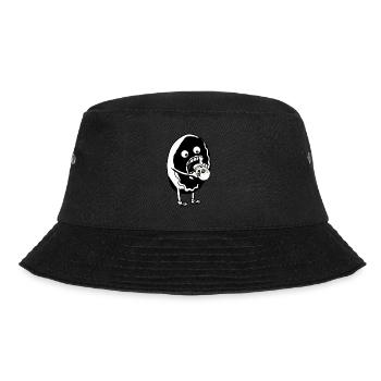 DONUT HORROR DARK GRUFTI GOTHIC SKULL DARK - Bucket Hat - black - Front - Lela (165cm)