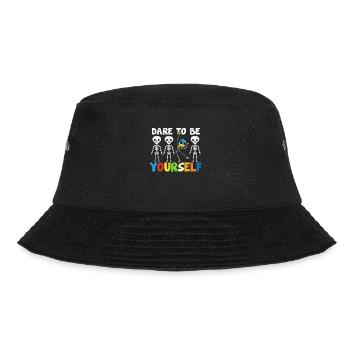 autism - Bucket Hat - black - Front - Lela (165cm)