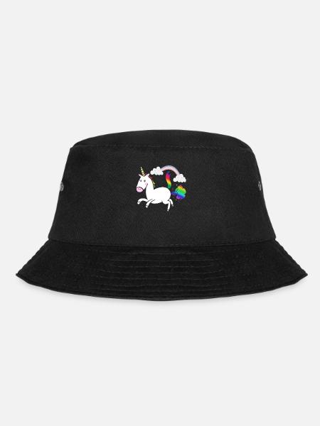 Licorne Pups Rainbow Unicorn Poo Cloud Rainbow Cloud - Bob - noir
