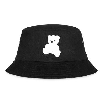 A simple teddy bear - Bucket Hat - black - Front - Lela (165cm)