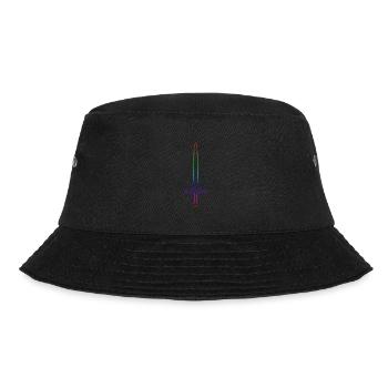 Schwert - Bucket Hat - Schwarz - Vorne - Lela (165cm)