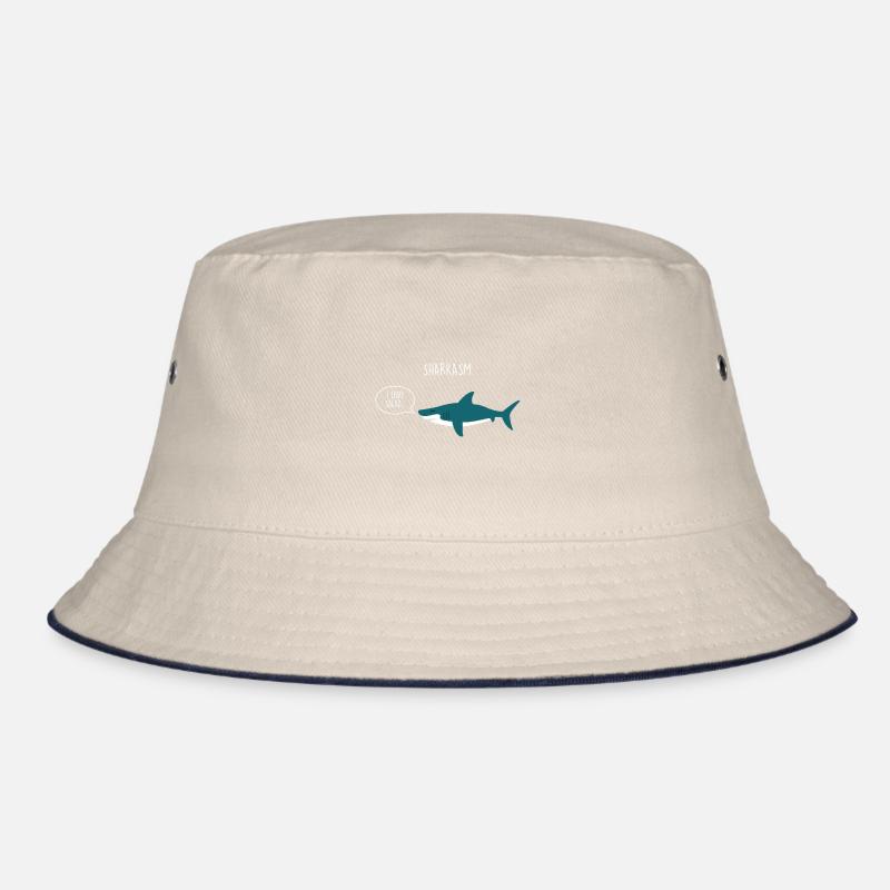 Sharkasm Sharkasm Shark Say sarcasm Bucket Hat