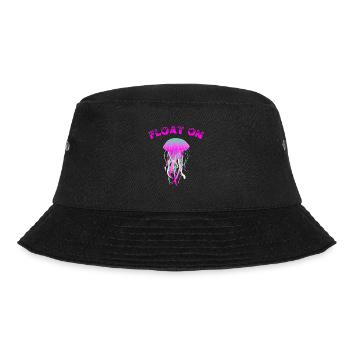 Float On Jellyfish Medusa Meduse Nettle Jellyfish Sea - Bucket Hat - black - Front - Lela (165cm)