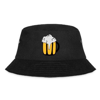 Bierglas - Bucket Hat - Schwarz - Vorne - Lela (165cm)