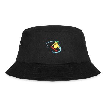 Surfer Mango Surfen Welle Sommer Meer Urlaub - Bucket Hat - Schwarz - Vorne - Lela (165cm)