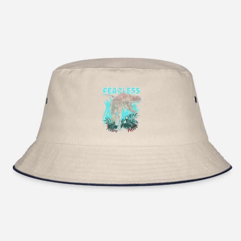 Dino Tarbosaurus Dinosaurier Reptil Wildnis Bucket Hat