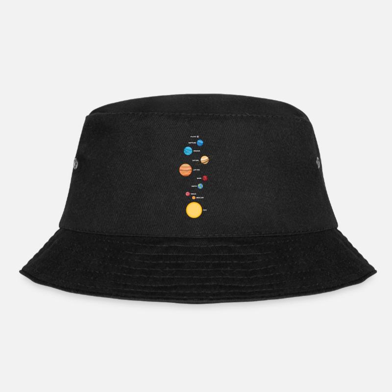 Solar system - Bucket Hat - black