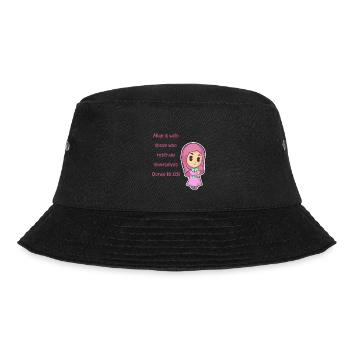 Koran Surah verse Allah Allah Islam Muslim Gift - Bucket Hat - black - Front - Lela (165cm)