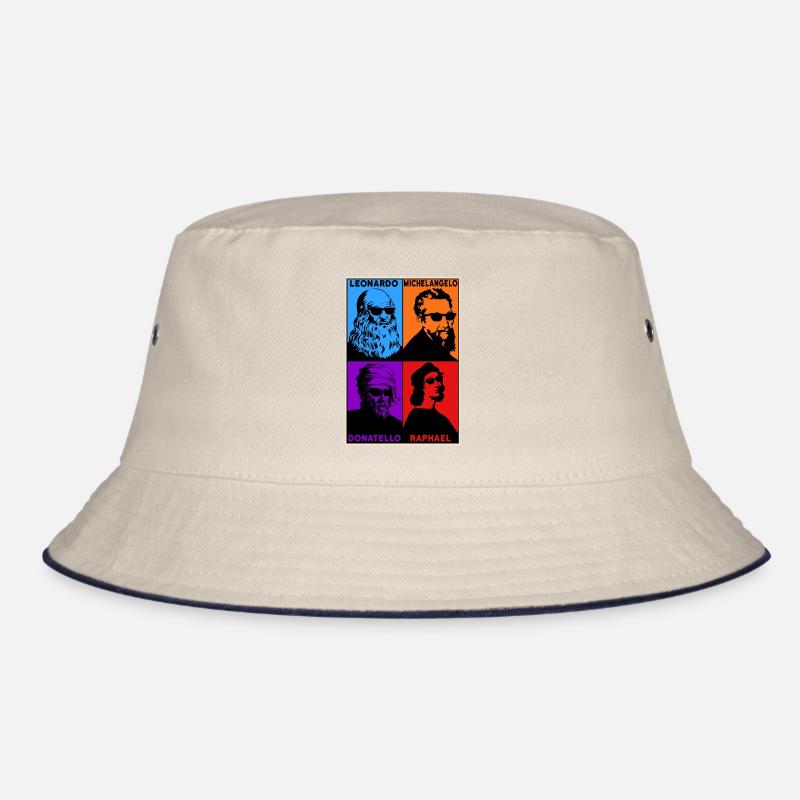 Leonardo Michelangelo Donatello Raphael Bucket Hat