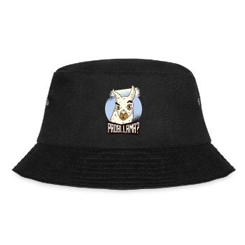 Lama problème Drôle No Probllama cadeau Geek Mignon - Bob - noir - Devant - Lela (165cm)