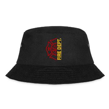 Fire Dept. - Fire Department - Bucket Hat - black - Front - Lela (165cm)