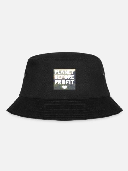 Umweltschützer - Bucket Hat - Schwarz
