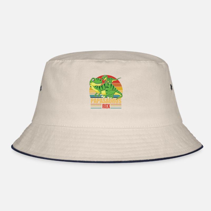Papa Dinosaurier - Papasaurus Rex Bucket Hat