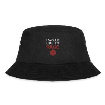 I would like to freak out Barbarian Tabletop - Bucket Hat - black - Front - Lela (165cm)