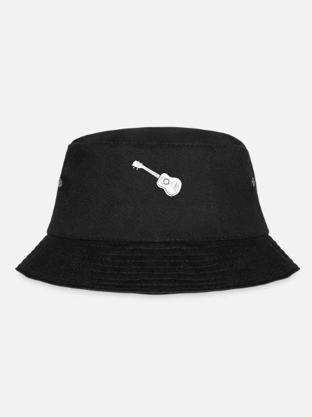 Ukulele - Bucket Hat - black
