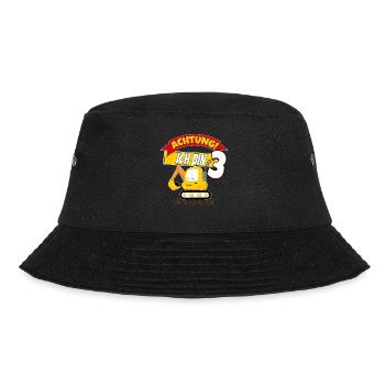 Kinder 3. Geburtstag Shirt Bagger Jungen 3 Jahr - Bucket Hat - Schwarz - Vorne - Lela (165cm)