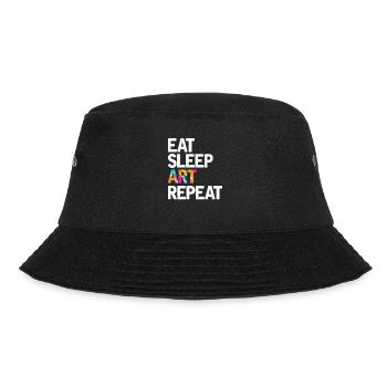 Art Art Artist Artist Creative Gift - Bucket Hat - black - Front - Lela (165cm)