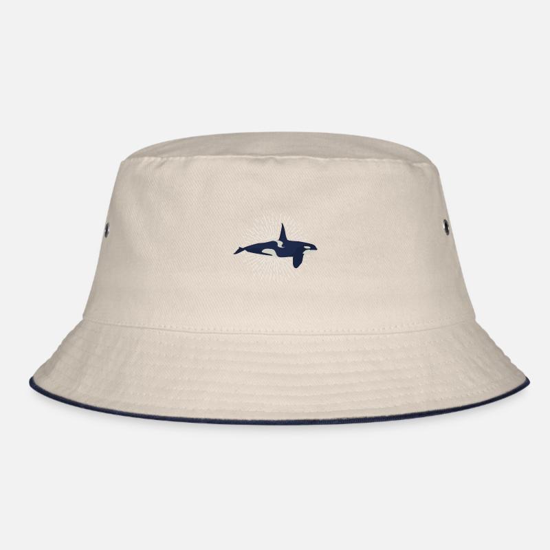 Orcinus orca Schwertwal Killerwal Orca Orka Bucket Hat