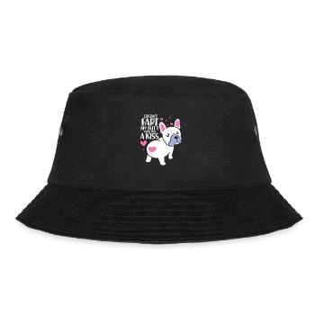 French bulldog - Bucket Hat - black - Front - Lela (165cm)