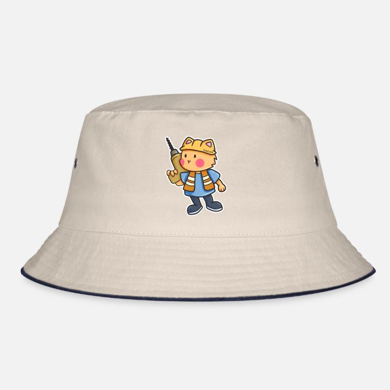 Cadeau pour enfants casque de chantier de perceuse pour chat Bob