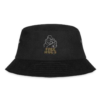 Brazilian Jiu-Jitsu Free Hugs Lu - Bucket Hat - black - Front - Lela (165cm)