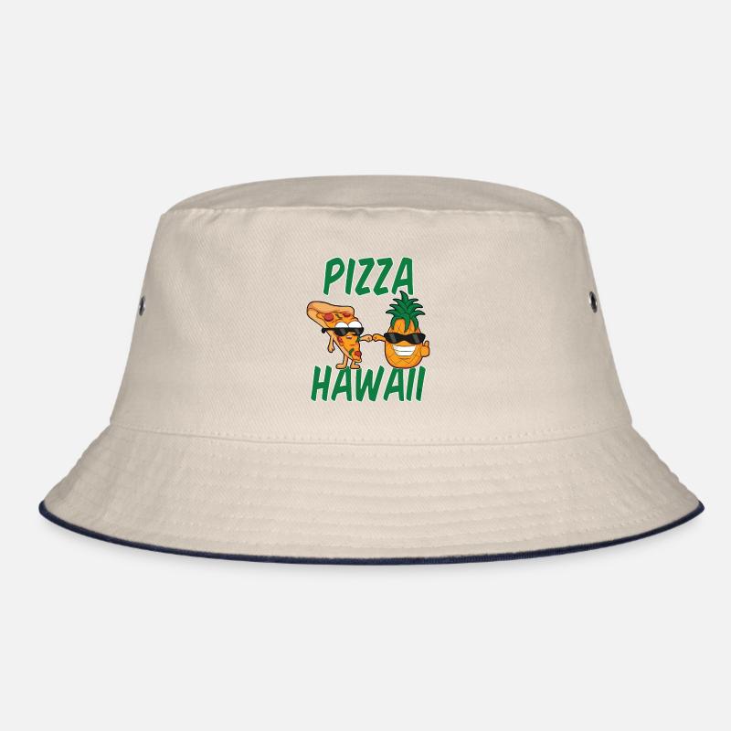 Pizza Hawaii pineapple ham cheese tomato gift Bucket Hat
