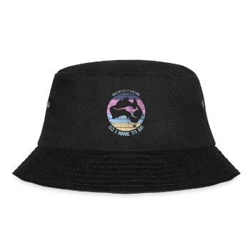Australia Gets Travel Backpacker - Bucket Hat - black - Front - Lela (165cm)