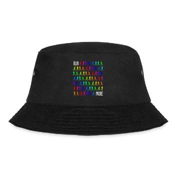Funny Running Jogging Cardio Run Runner Gift - Bucket Hat - black - Front - Lela (165cm)