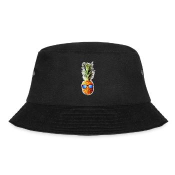 Cadeau Vintage Vintage Ananas Plage - Bob - noir - Devant - Lela (165cm)