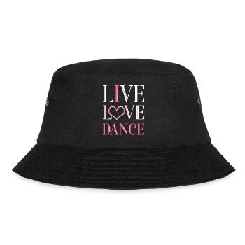Live Love Dance - Bucket Hat - black - Front - Lela (165cm)