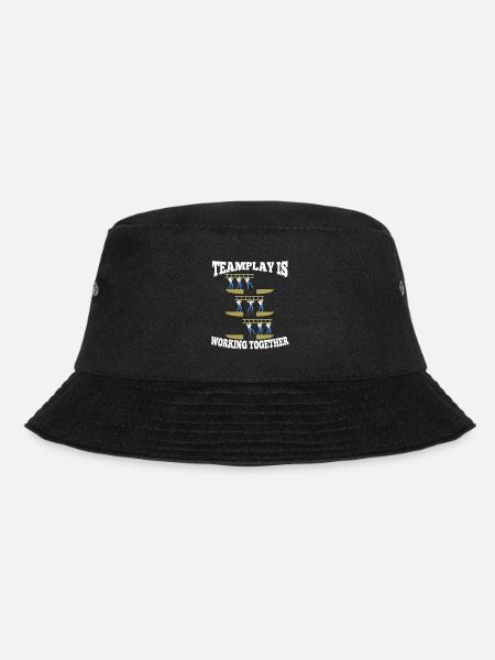 Teamplay Shirt - Bucket Hat - Schwarz